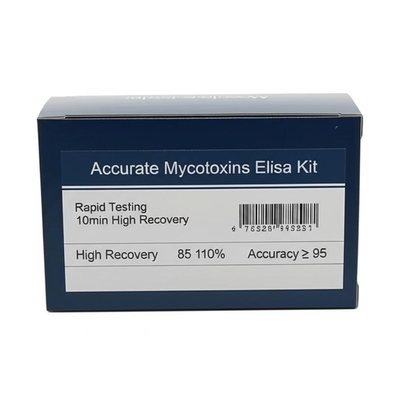 Accurate Mycotoxins Elisa Kit Rapid Testing 10min High Recovery 85 110% Accuracy ≥ 95%