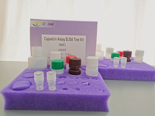 Gentamicin ELISA Test Kit with 0.05ppb High Sensitivity, ≥80% High Recovery, and 8 min Detection Time for Feed, Milk, and Serum