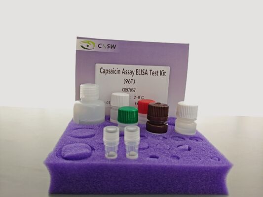 15min Rapid Capsaicin Test Kit with 96T Specification and 0.4ppb Sensitivity ELISA Test Kit for Laboratory Use