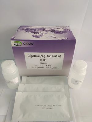 Zilpaterol ELISA Test Kit 96T  Used To Detect Feed, Tissue, Urine, Serum, Plasma,Milk
