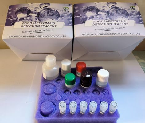 Cartão de ensaio quantitativo de micotoxina (AFB1 /DON) de dupla fluorescência utilizado para cereais e alimentos para animais