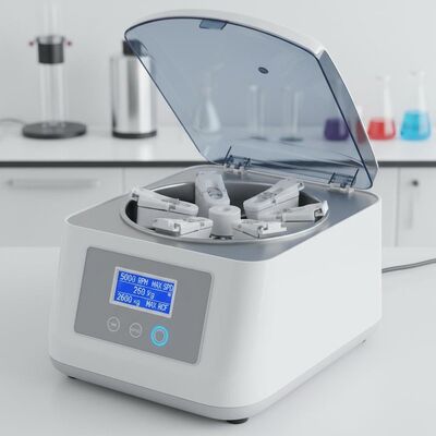 Low-speed Centrifuge with 5000rpm Max Speed, 2600×g Max RCF and High Strength Plastic Rotor for Laboratory Use