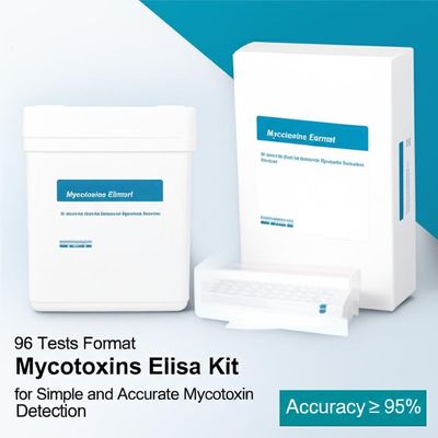 96 Tests Format Mycotoxins Elisa Kit for Simple and Accurate Mycotoxin Detection Accuracy ≥ 95%