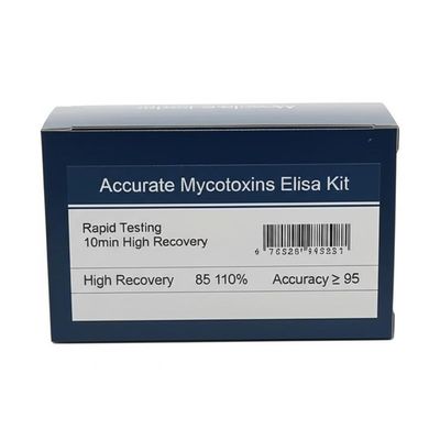Accurate Mycotoxins Elisa Kit Rapid Testing 10min High Recovery 85 110% Accuracy ≥ 95%